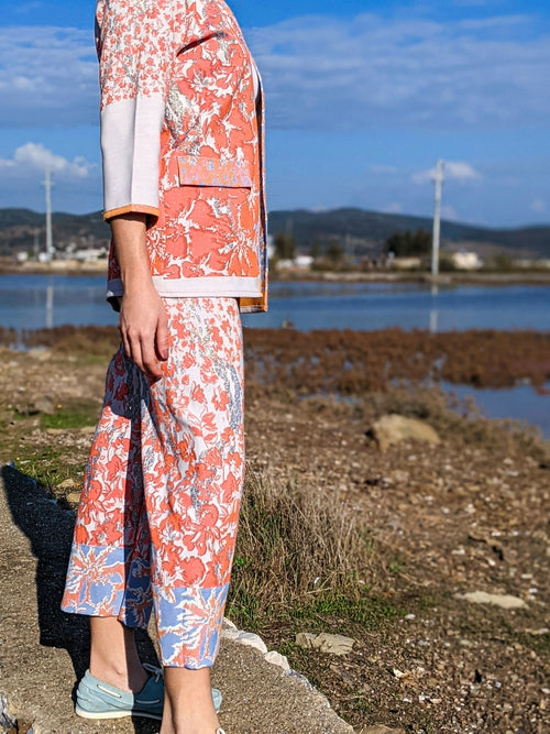 Floral Pants Suit