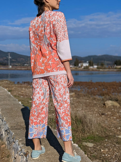 Floral Pants Suit