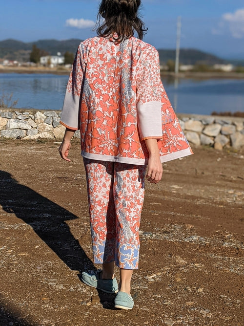 Floral Pants Suit