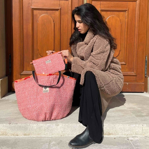SOULMATE TWEED | Limitierte Edition Tasche in peach