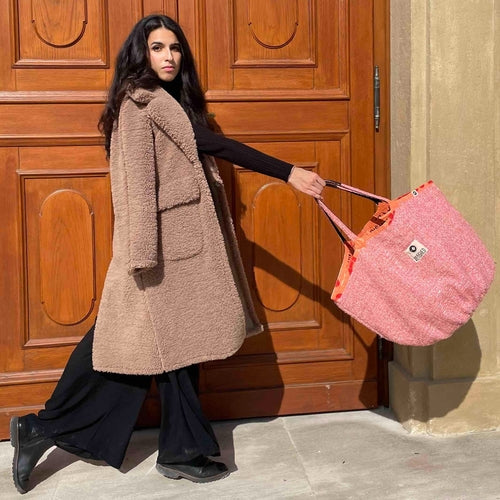 SOULMATE TWEED | Limitierte Edition Tasche in peach